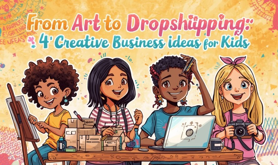 From Art to Dropshipping: 4 Creative Business Ideas for Kids